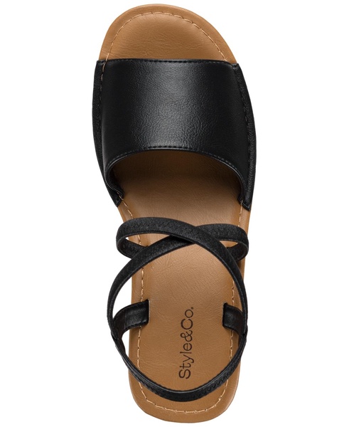 Women's Babettee Crisscross Wedge Sandals, Exclusively at Macy's