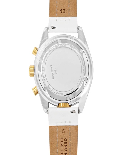 Women's Jordan Chronograph Multifunctional Champagne Leather Strap Watch, 40mm