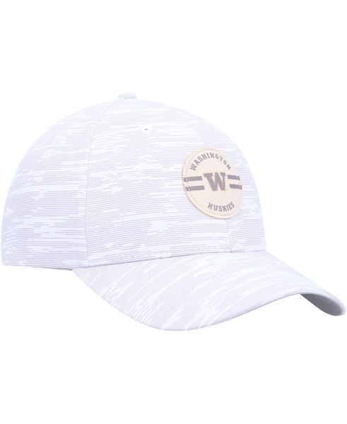 Men's White Washington Huskies Streaker Adjustable Hat