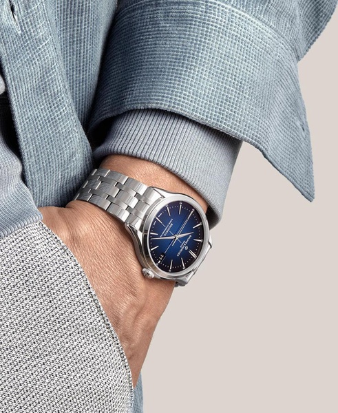 Men's Swiss Automatic Clifton Stainless Steel Bracelet Watch 40mm