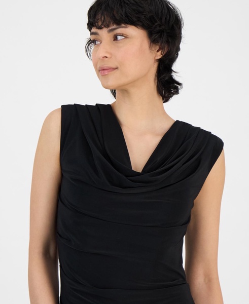 Women's Cap-Sleeve Cowlneck Top, Created for Macy's