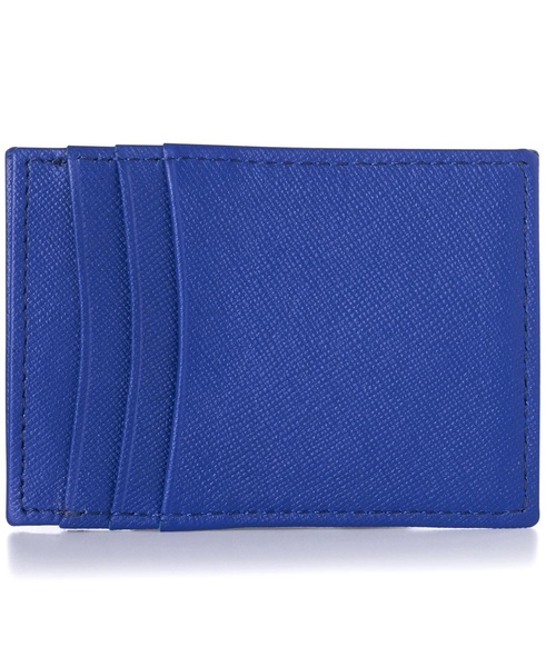 Men's Money Clip Thin Front Pocket Wallet Genuine Leather Card Case