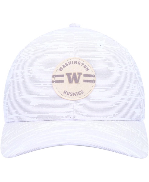 Men's White Washington Huskies Streaker Adjustable Hat