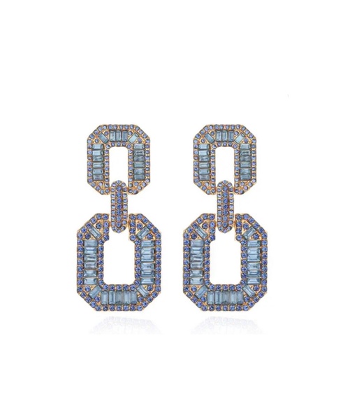 Crystal Window Drop Earrings