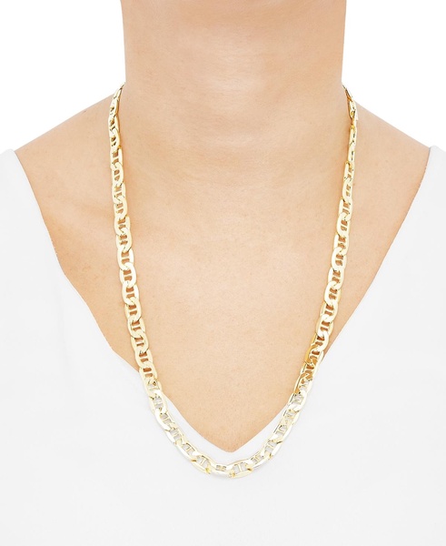 Mariner Link Chain 24" Necklace in 10k Gold