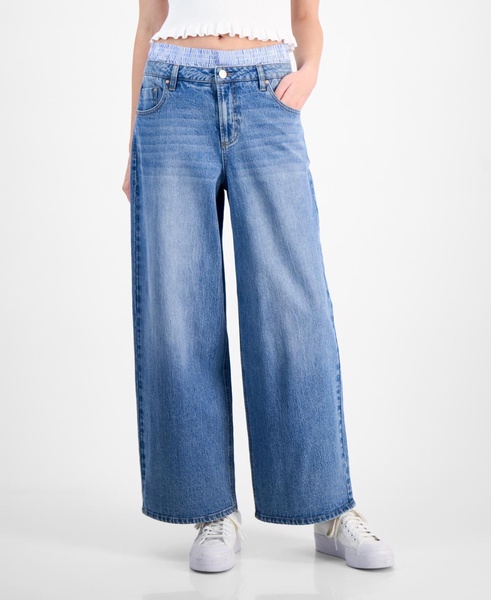Women's Boxer High Rise Wide Leg Jeans, Exclusively at Macy's