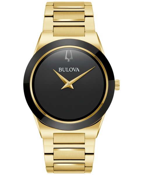Men's Modern Millennia Gold-Tone Stainless Steel Bracelet Watch 41mm