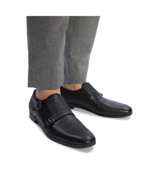 Men's Benedetto Monk Strap Shoes- Wide Width
