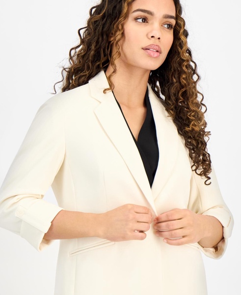 Women's Roll-Tab One-Button Jacket