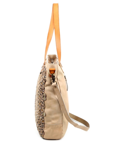 Stellar Stud Leather Tote Bag