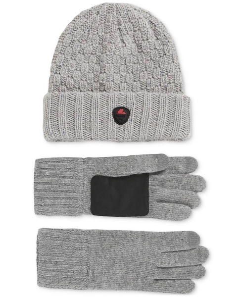 Men's 2-Pc. Set Dot Beanie Hat & Gloves