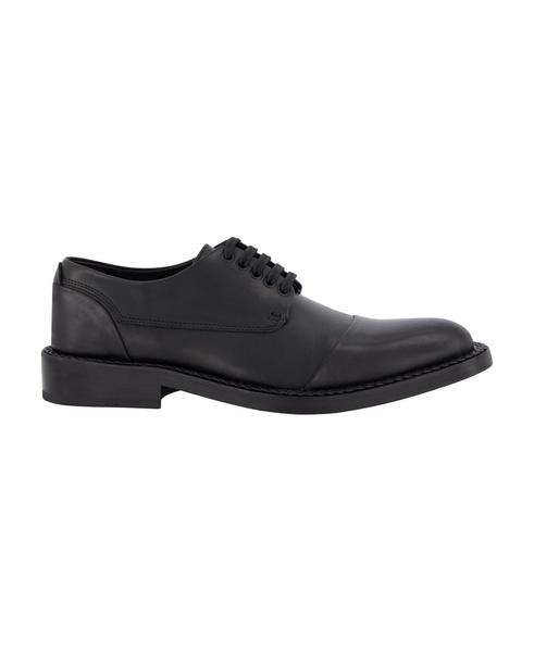 Men's White Label Leather Cap Toe Dress Shoes