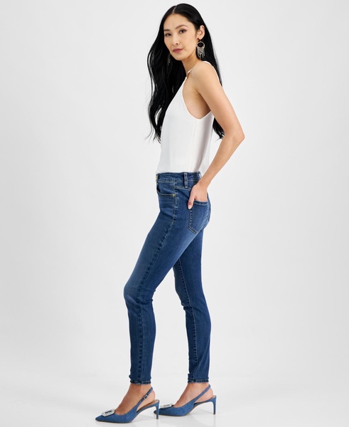 Women's Curvy Mid Rise Skinny Jeans, Created for Macy's