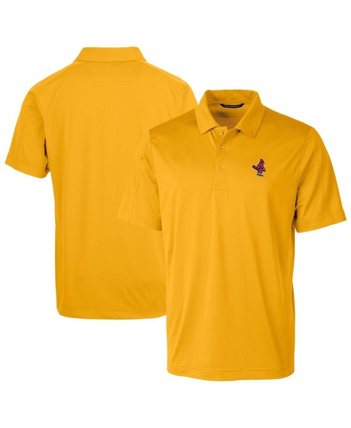 Men's Yellow Memphis Redbirds Prospect Textured Stretch Polo