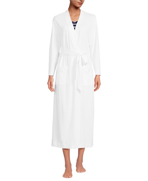 Women's Cotton Long Sleeve Midcalf Robe