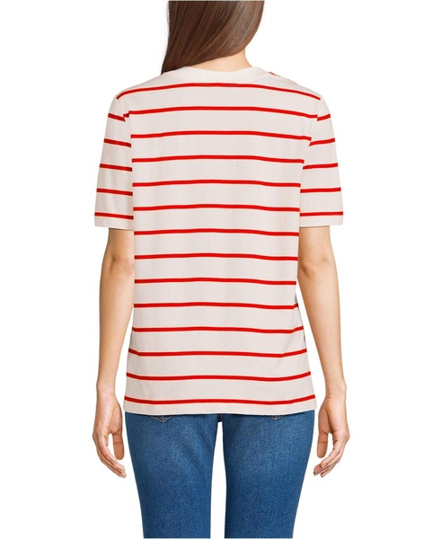 Women's Cotton Relaxed Short Sleeve Crew Neck T-Shirt