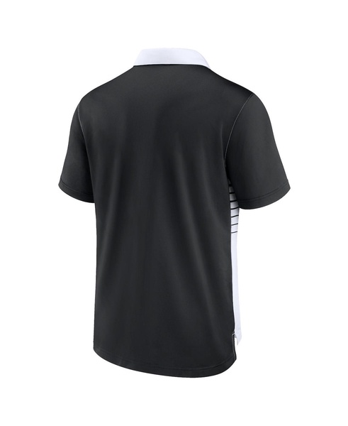 Men's Black/White New Orleans Saints Fashion Performance Polo