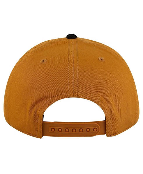 Men's Tan/Black Boston Bruins Burnett Adjustable Hat