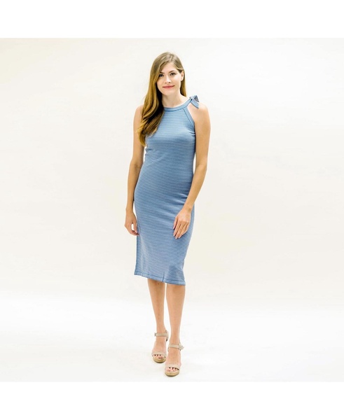 Women's Halter Tie Sweater Dress