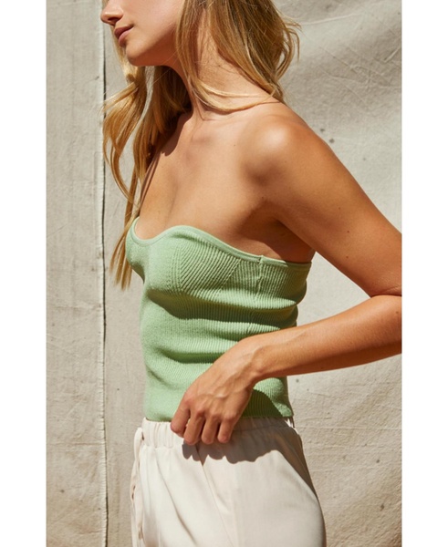 Women's Reese Corset Knit Top