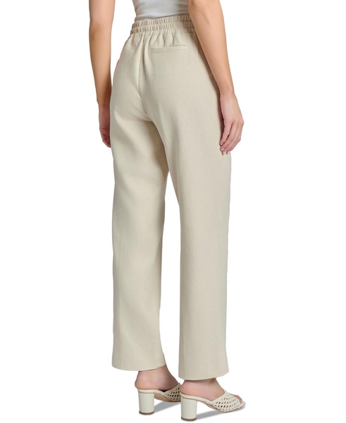 Petite Wide-Leg Pull-On Pants