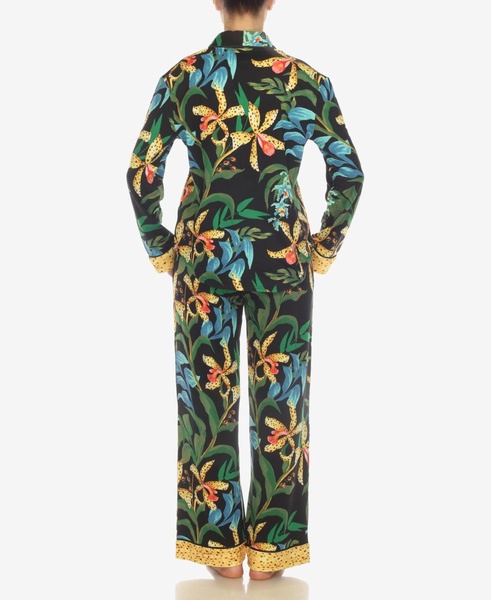 Women's 2 Pc. Wildflower Print Pajama Set