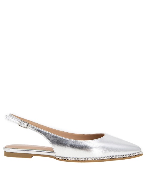 Women's Valerie Studded Slingback Pointed-Toe Flats