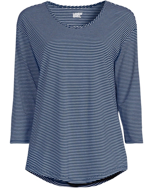 Women's 3/4 Sleeve Lightweight Jersey Tunic