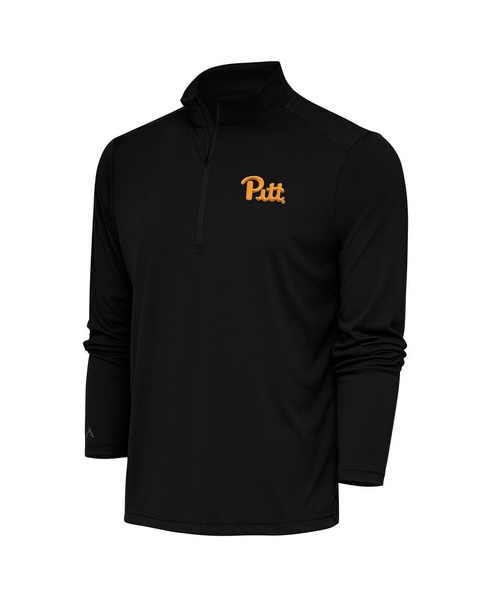 Men's Black Pitt Panthers Tribute Quarter-Zip Top
