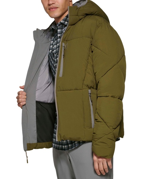 Men's Glacier Quilted Full-Zip Hiking Puffer Jacket