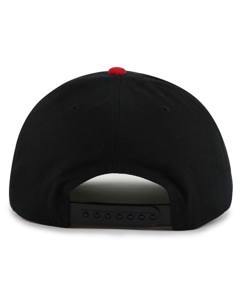 Men's Black/Red Carolina Hurricanes Burnett Adjustable Hat