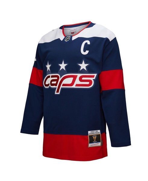 Men's Alexander Ovechkin Navy Washington Capitals Power Play Jersey