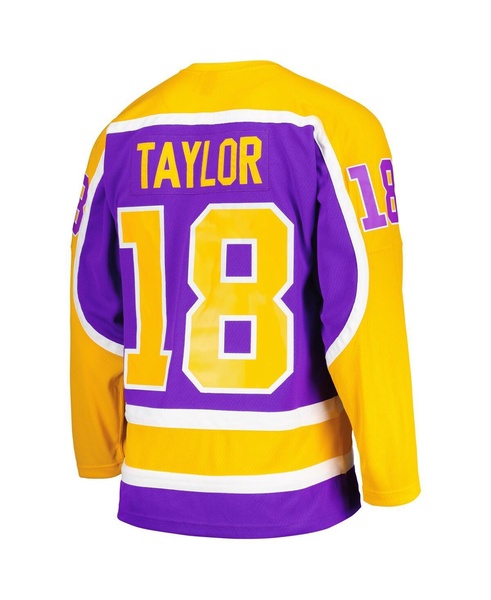 Men's Dave Taylor Purple Los Angeles Kings 1980/81 Blue Line Player Jersey