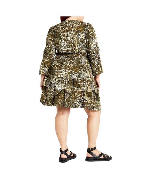 Plus Size Nicky Print Dress