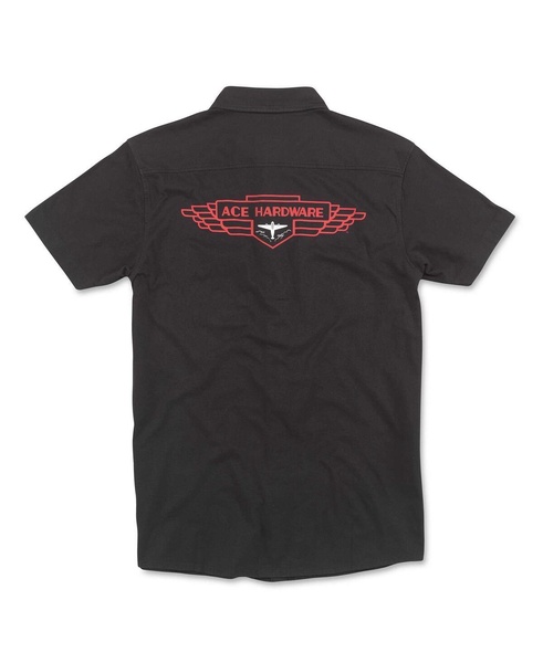 Men's Black Ace Hardware Brew Master Button-Up Shirt