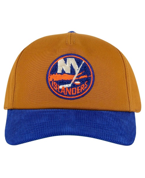 Men's Tan/Royal New York Islanders Burnett Adjustable Hat