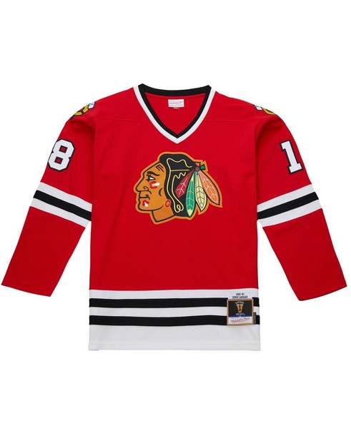 Men's Denis Savard Scarlet Chicago Blackhawks 1980-81 Power Play Jersey