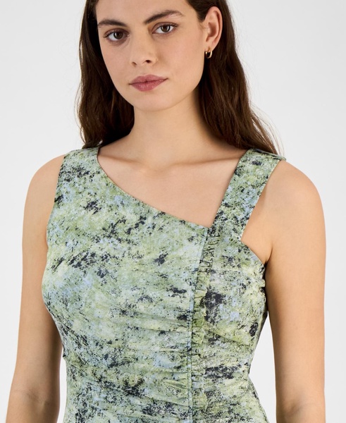 Women's Printed Ruched Sheath Dress, Exclusively at Macy's