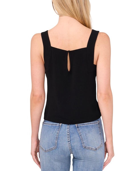 Women's Square-Neck Cropped Tank Top