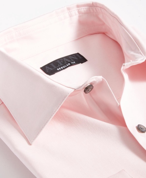 Men's Regular-Fit Temperature Regulating Solid Dress Shirt, Created for Macy's