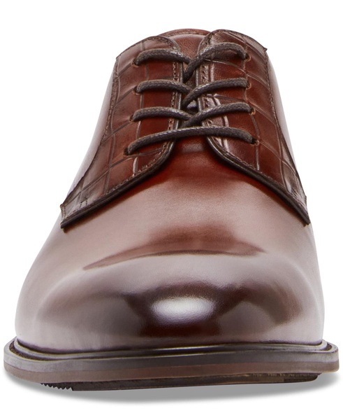 Men's Jett Croc-Embossed Lace-Up Dress Shoes 