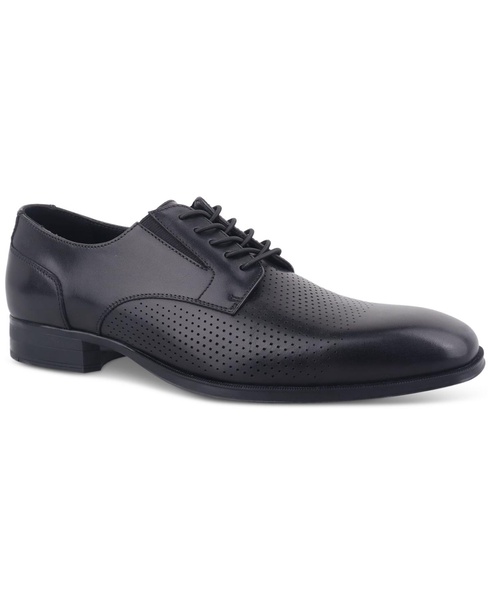 Men's Flynne Alfa-Tech Perforated Leather Dress Shoes, Exclusively at Macy's