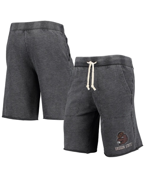 Men's Heathered Black Oregon State Beavers Victory Lounge Shorts