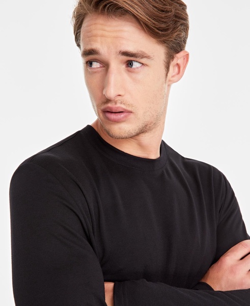 Alfatech Long Sleeve Crewneck T-Shirt, Created for Macy's