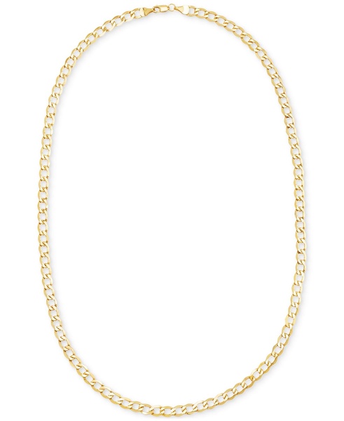 20" Curb Link Chain Necklace (5mm) in 14k Gold