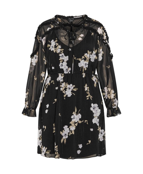 Plus Size Amira Print Dress