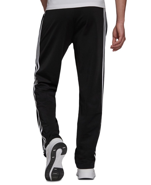 Men's Primegreen Essentials Warm-Up Open Hem 3-Stripes Track Pants