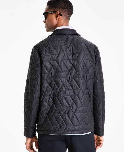 Men's Quilted Shirt Jacket, Exclusively at Macy's