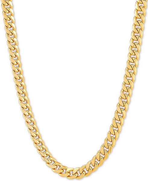 Miami Cuban Link 18" Chain Necklace (6mm) in 10k Gold