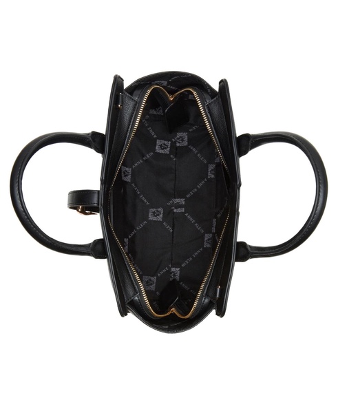 Sculpted Buckle with Convertible Strap Satchel Bag